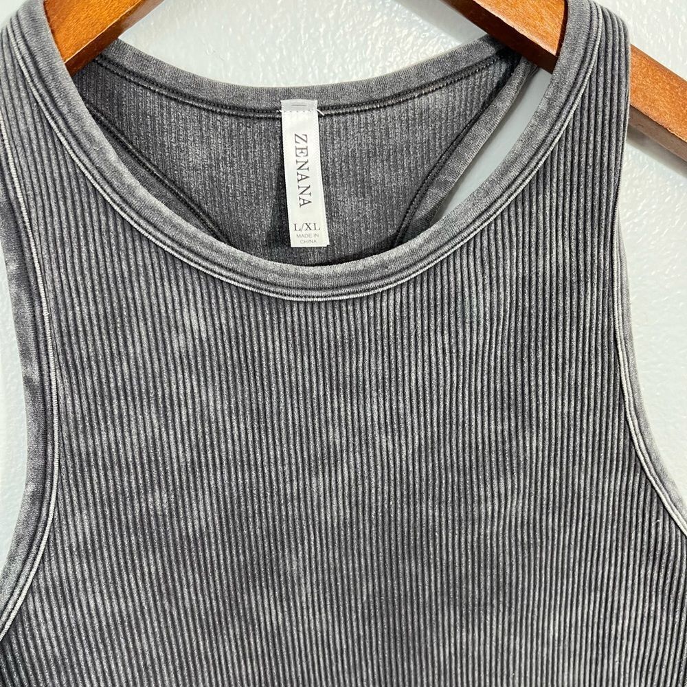 Deana Crop Racerback Tank - Picture 3 of 8